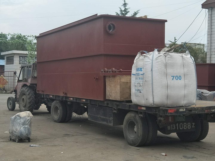 蒜米加工廢水處理設備發貨